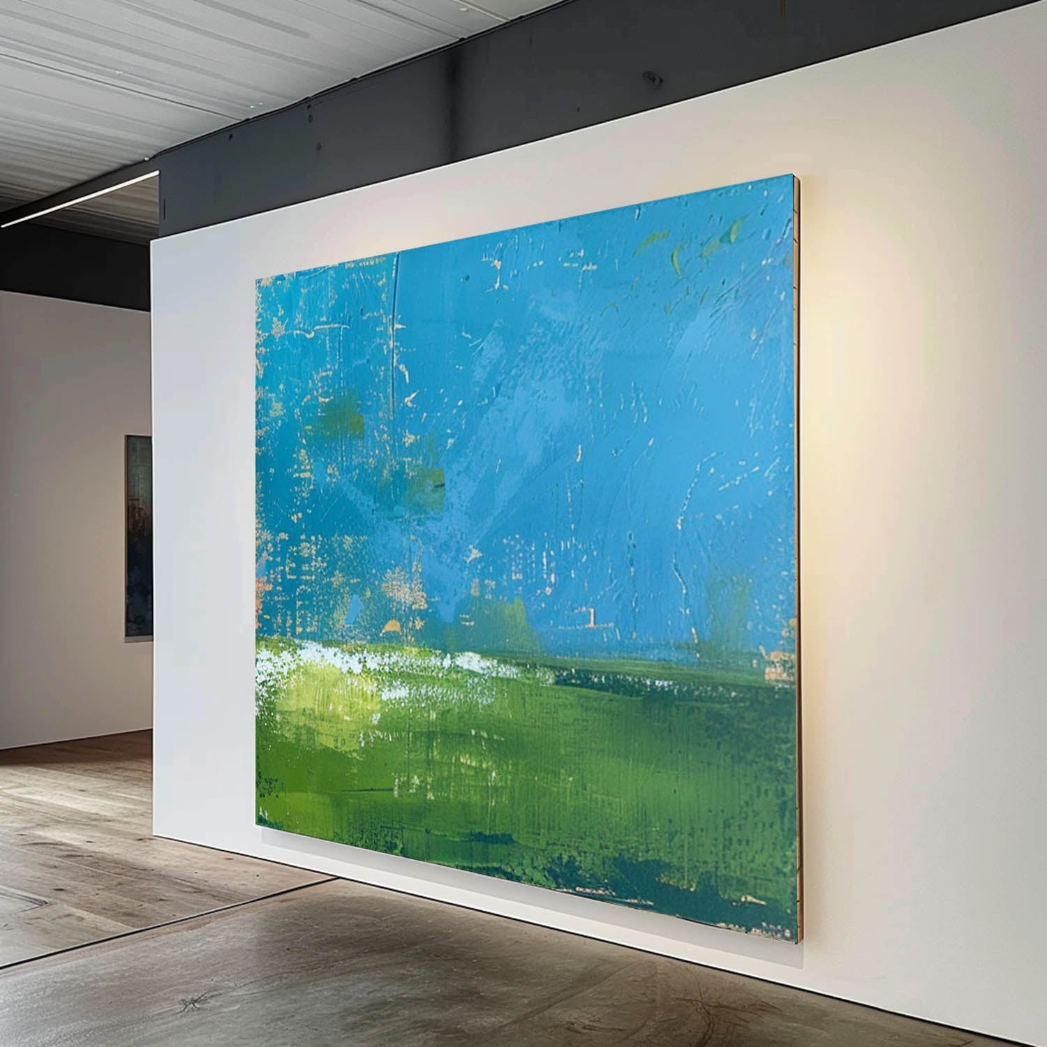 Wall Art Abstract Fresh Healing Nature Vibrant Modern