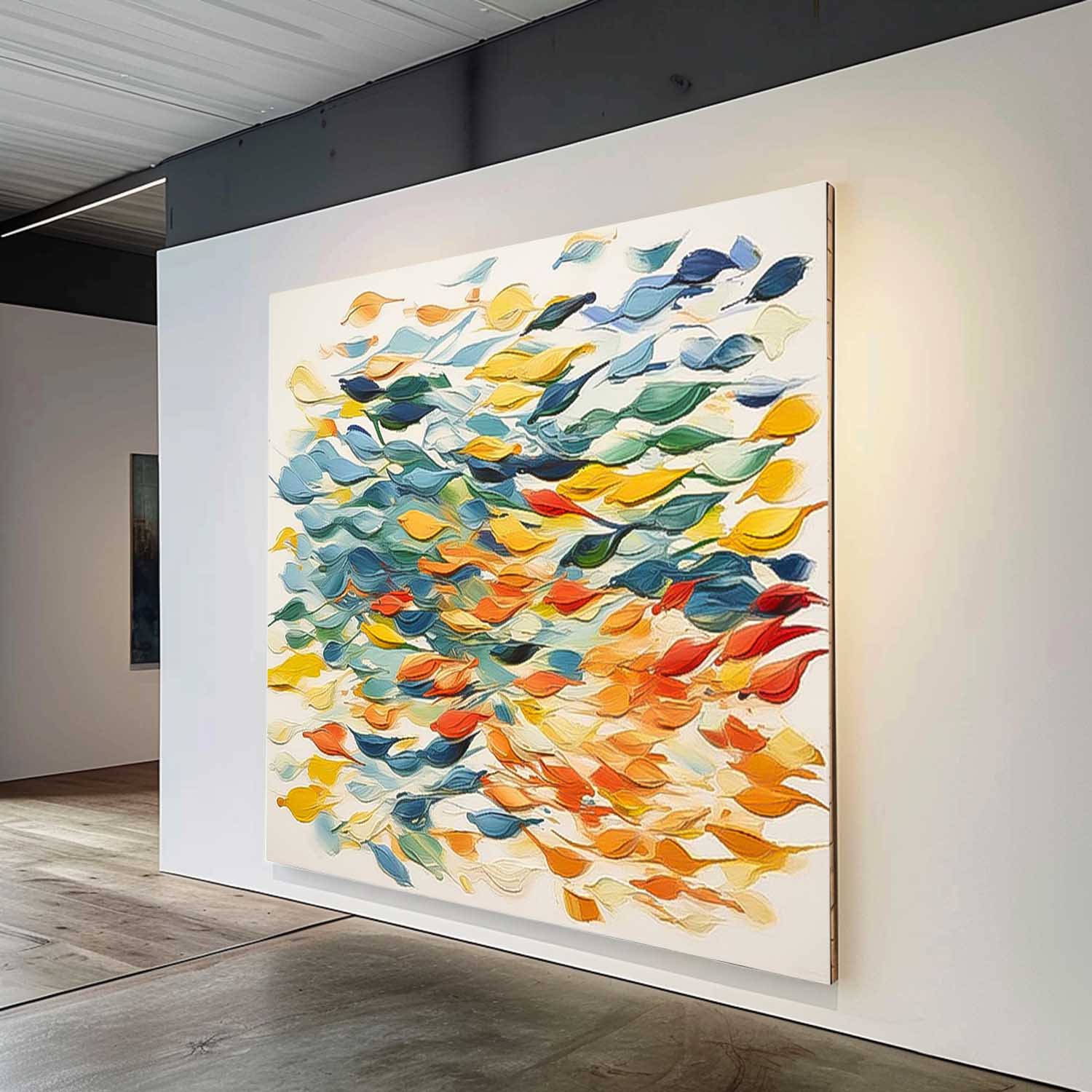 Wall Art Abstract Cheerful Lively Modern Painterly