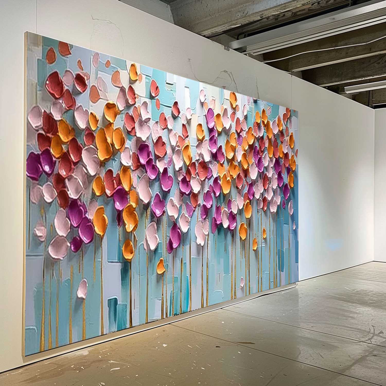 Wall Art Contemporary Flower Impressionist Pop
