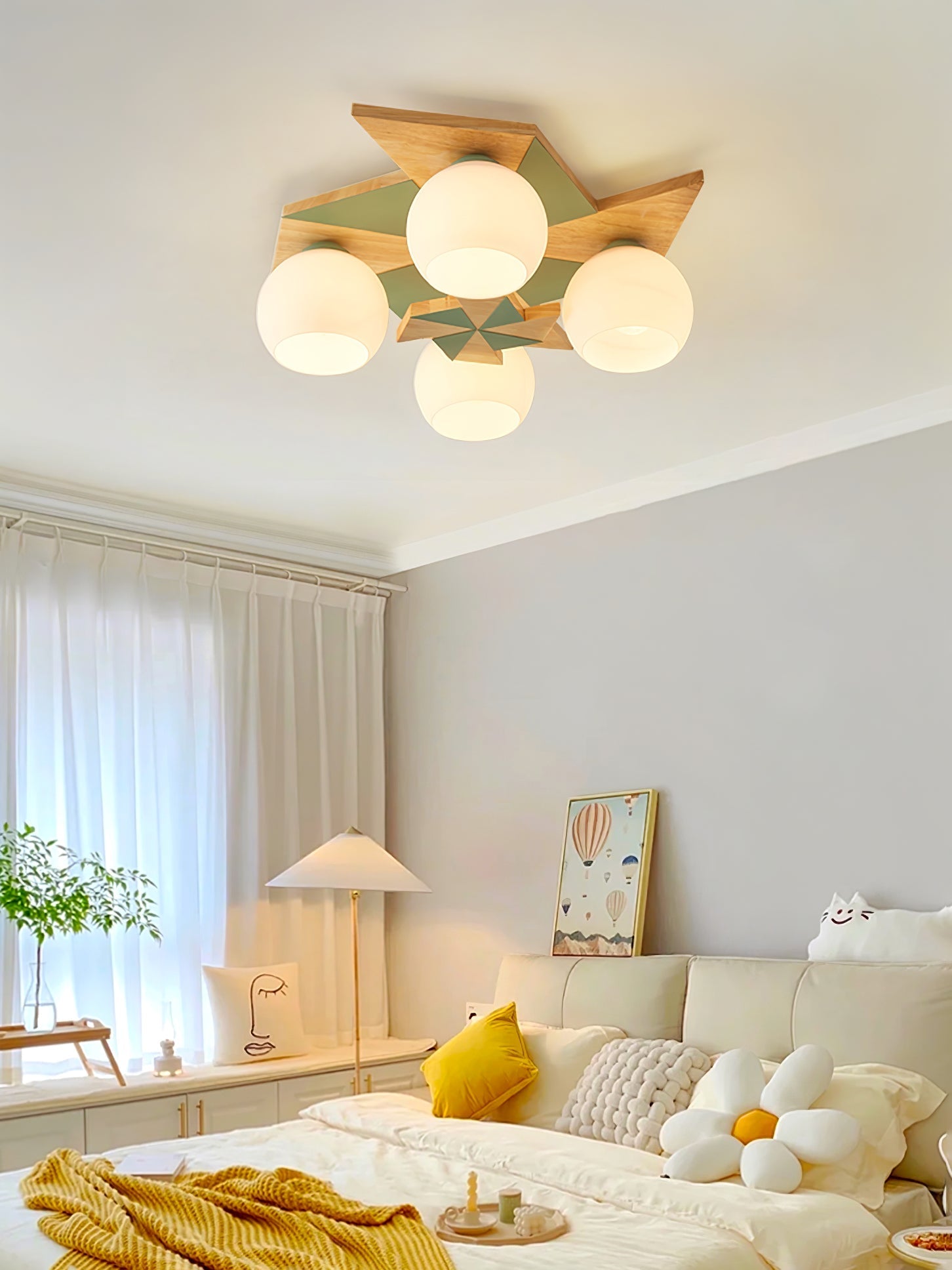 Ewooda Wooden Ceiling Lamp - Neutralighting