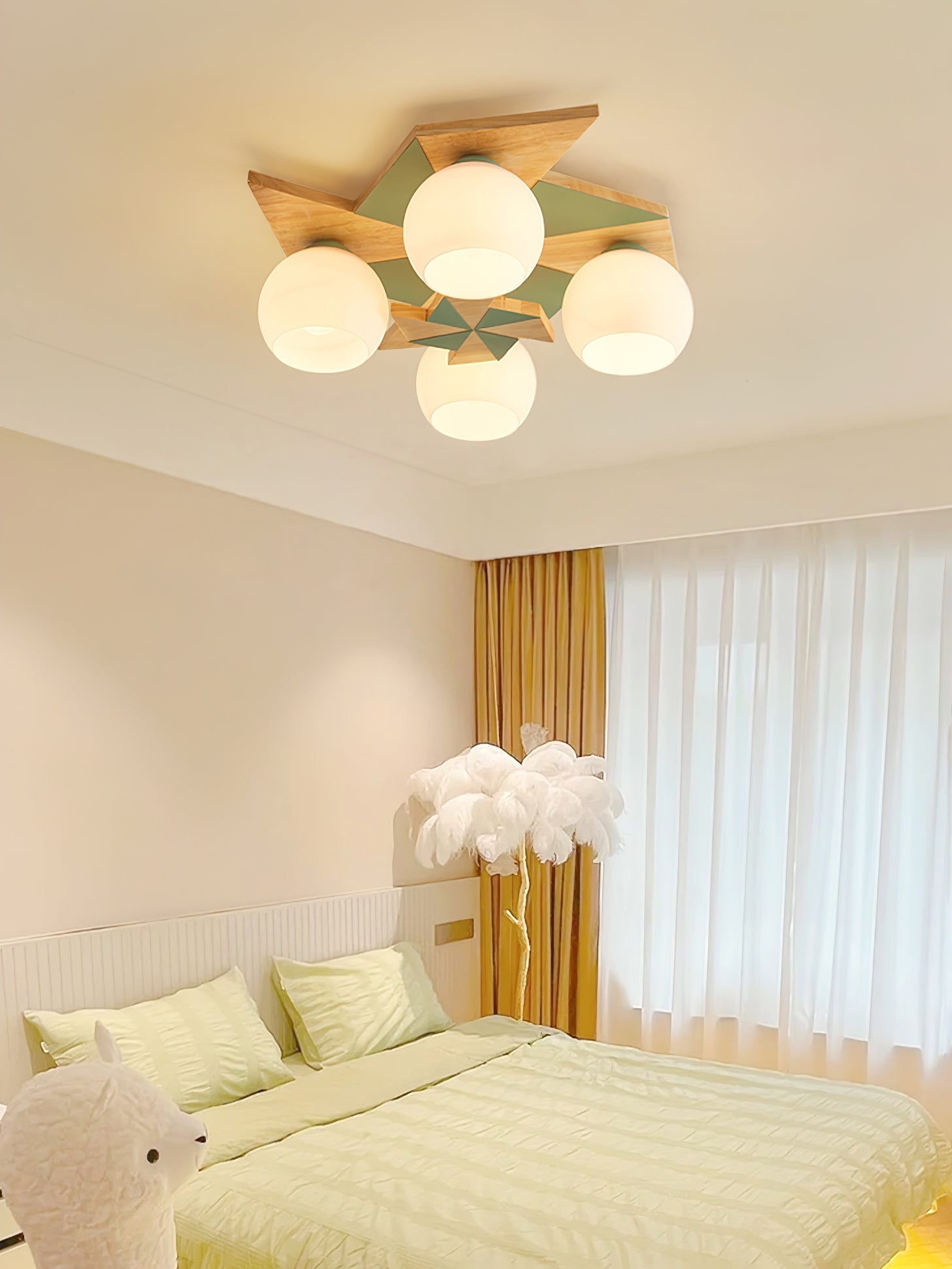 Ewooda Wooden Ceiling Lamp - Neutralighting