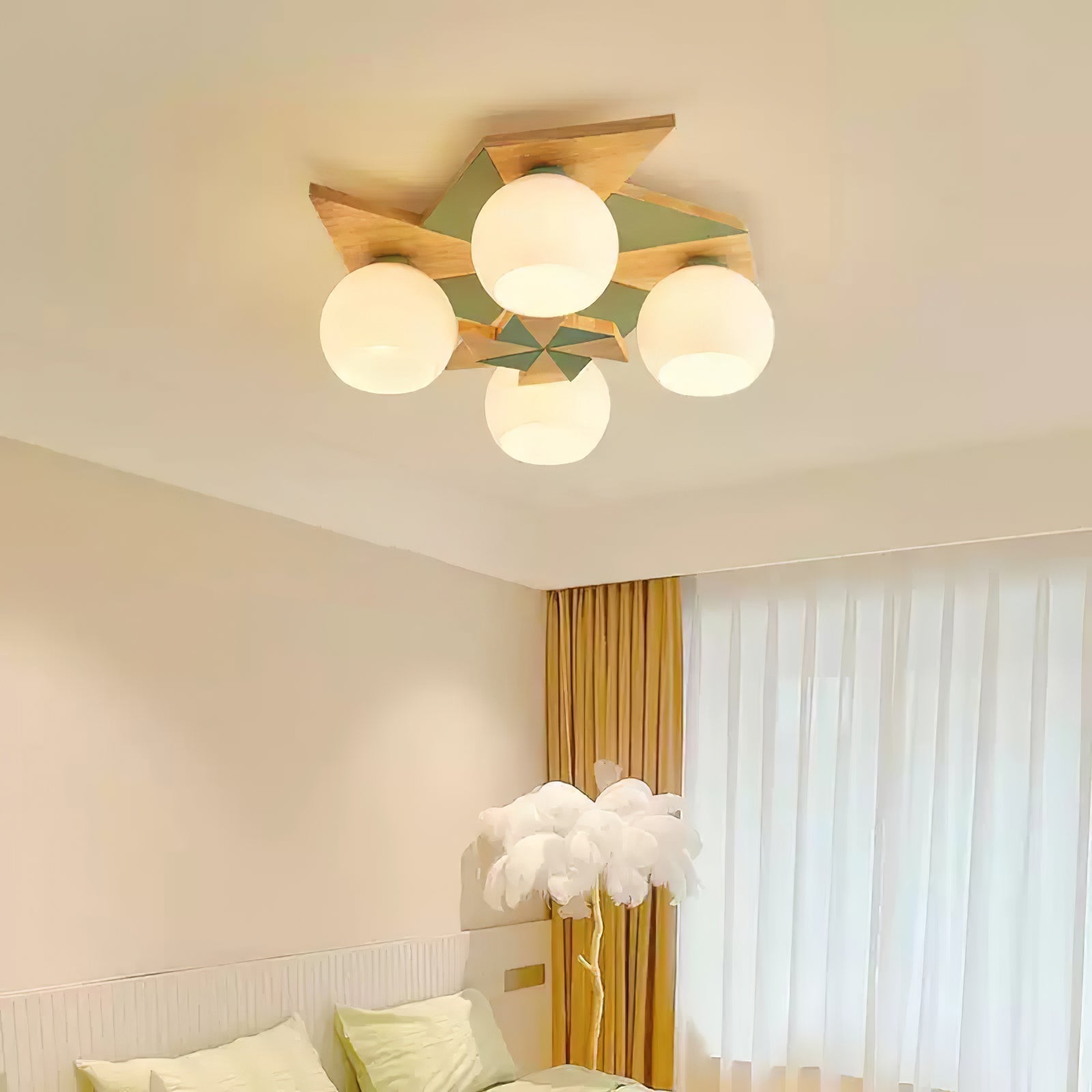 Ewooda Wooden Ceiling Lamp - Neutralighting