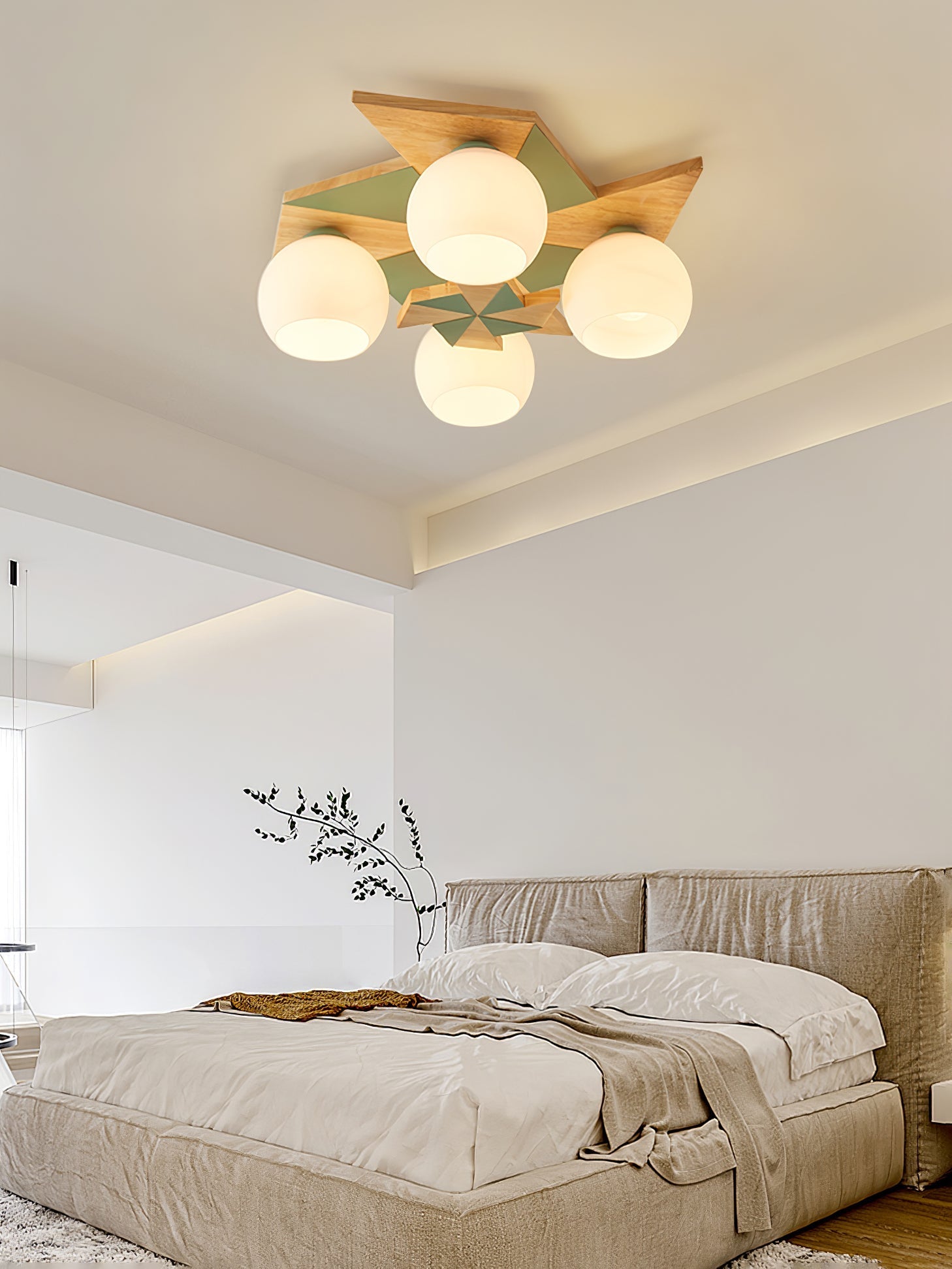 Ewooda Wooden Ceiling Lamp - Neutralighting