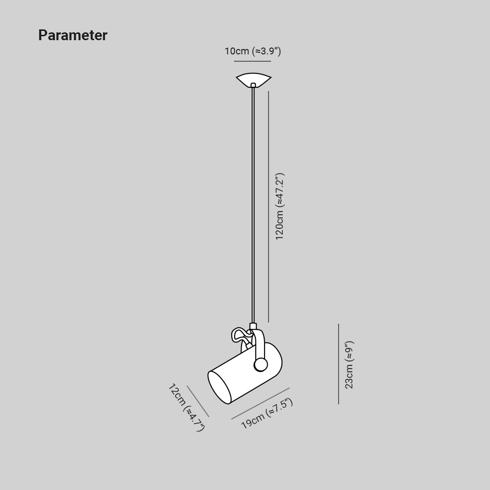 Aira Modern Pendant Light, Angle Adjustable - Neutralighting
