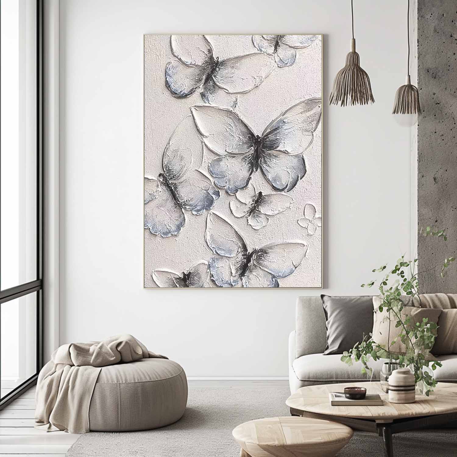 Wall Art Impasto Elegant Animal Painterly