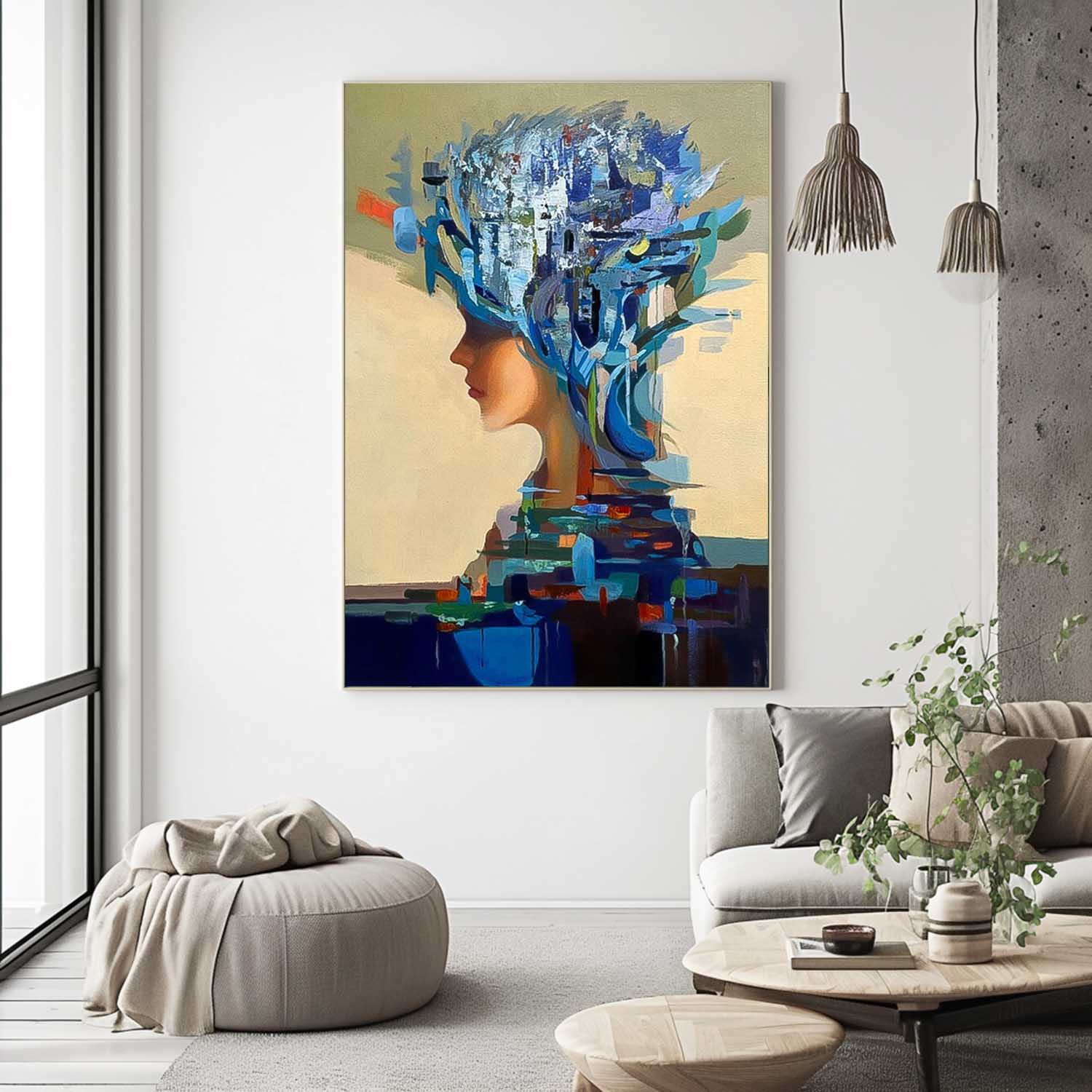 Wall Art People Floral Nature Ethereal Serene