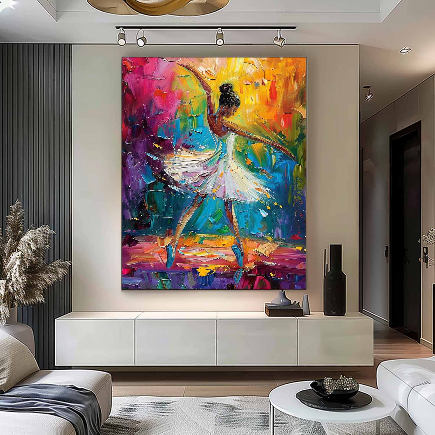 Wall Art People Maximalist Abstract Painterly