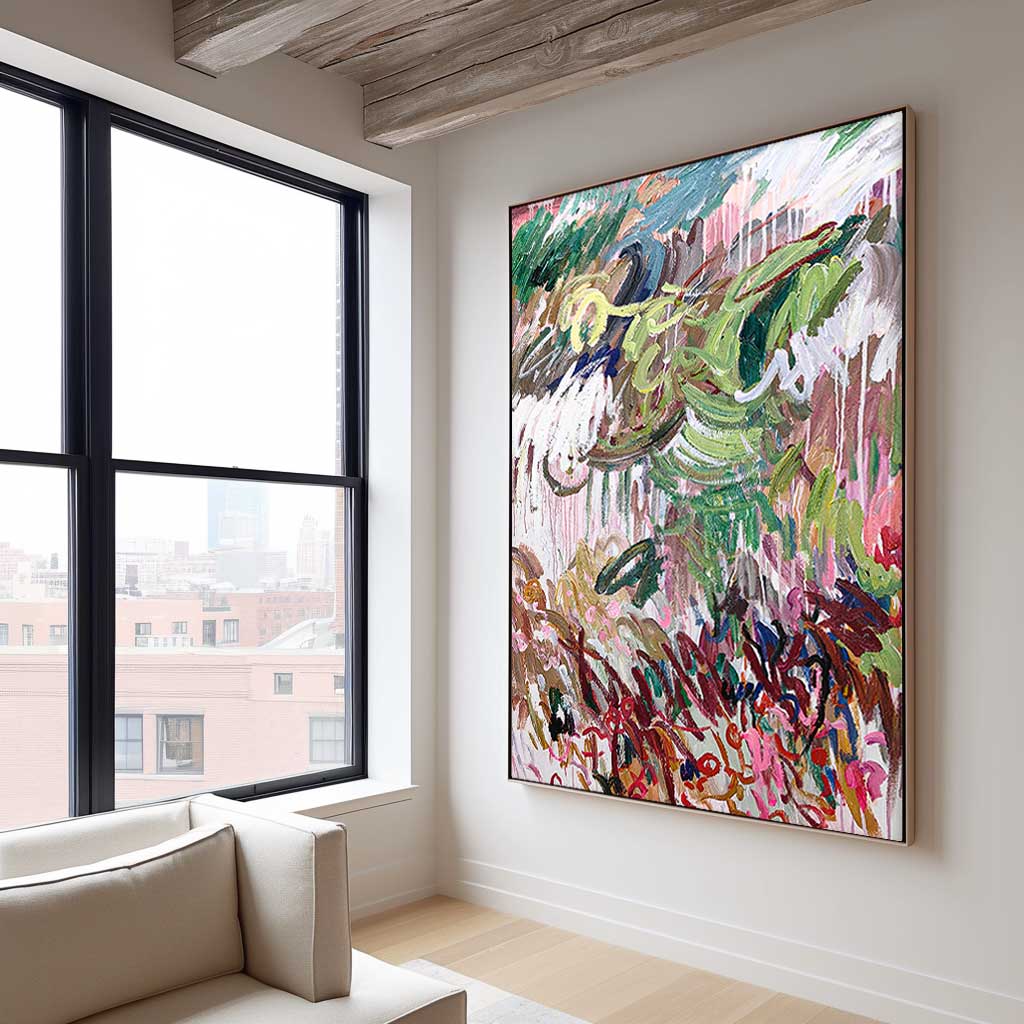 Wall Art Abstract Dense Energetic Dynamic