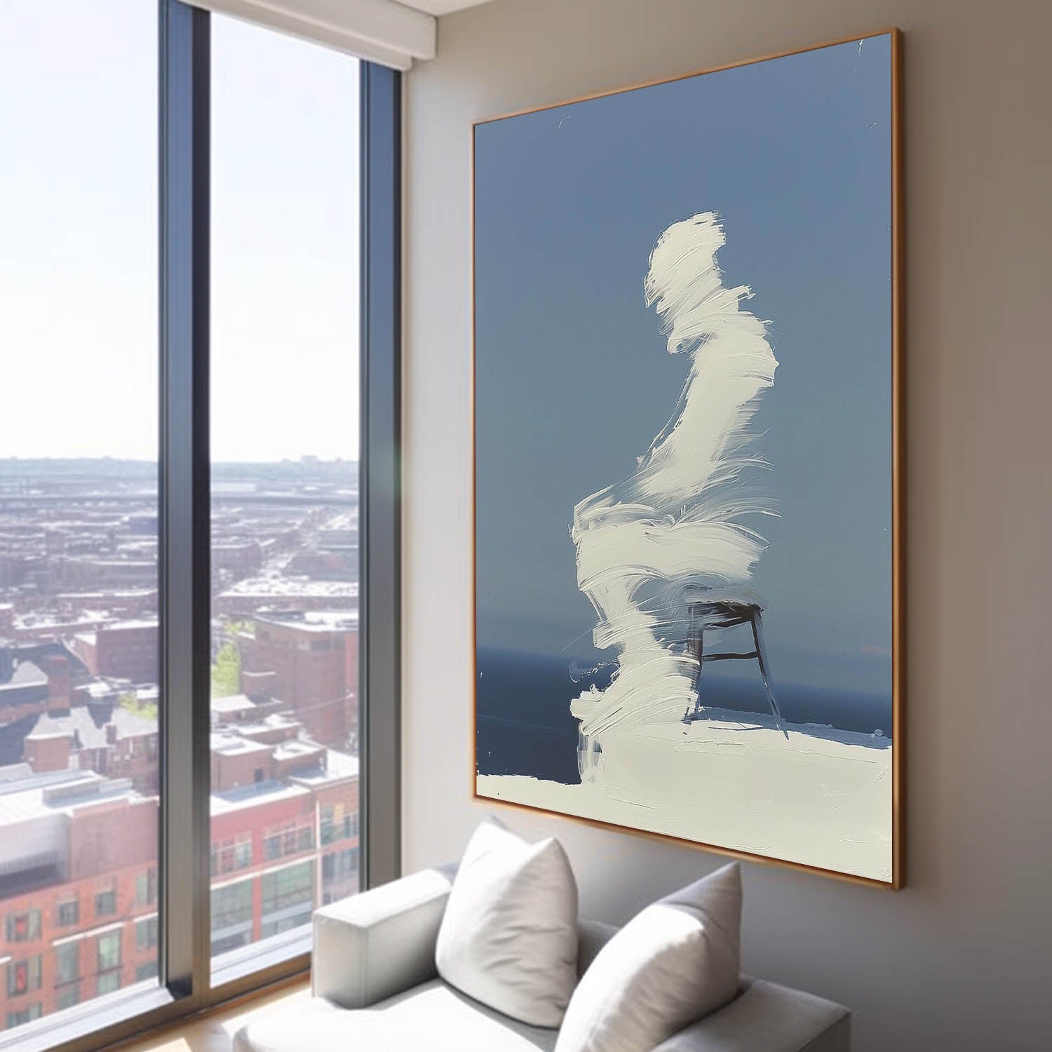 Wall Art Impasto Expressionist Understated