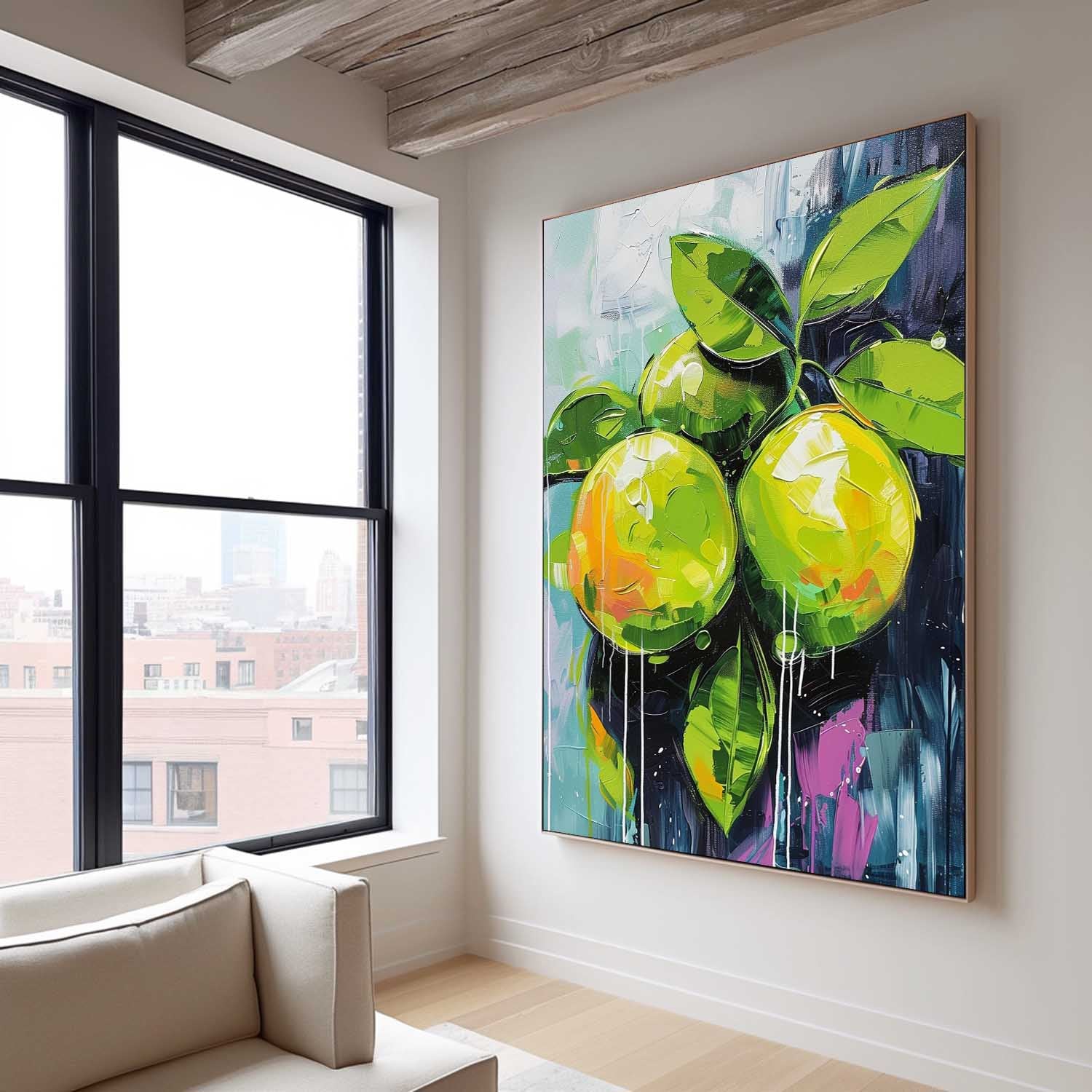 Wall Art Abstract Painterly Whimsical Fantasy