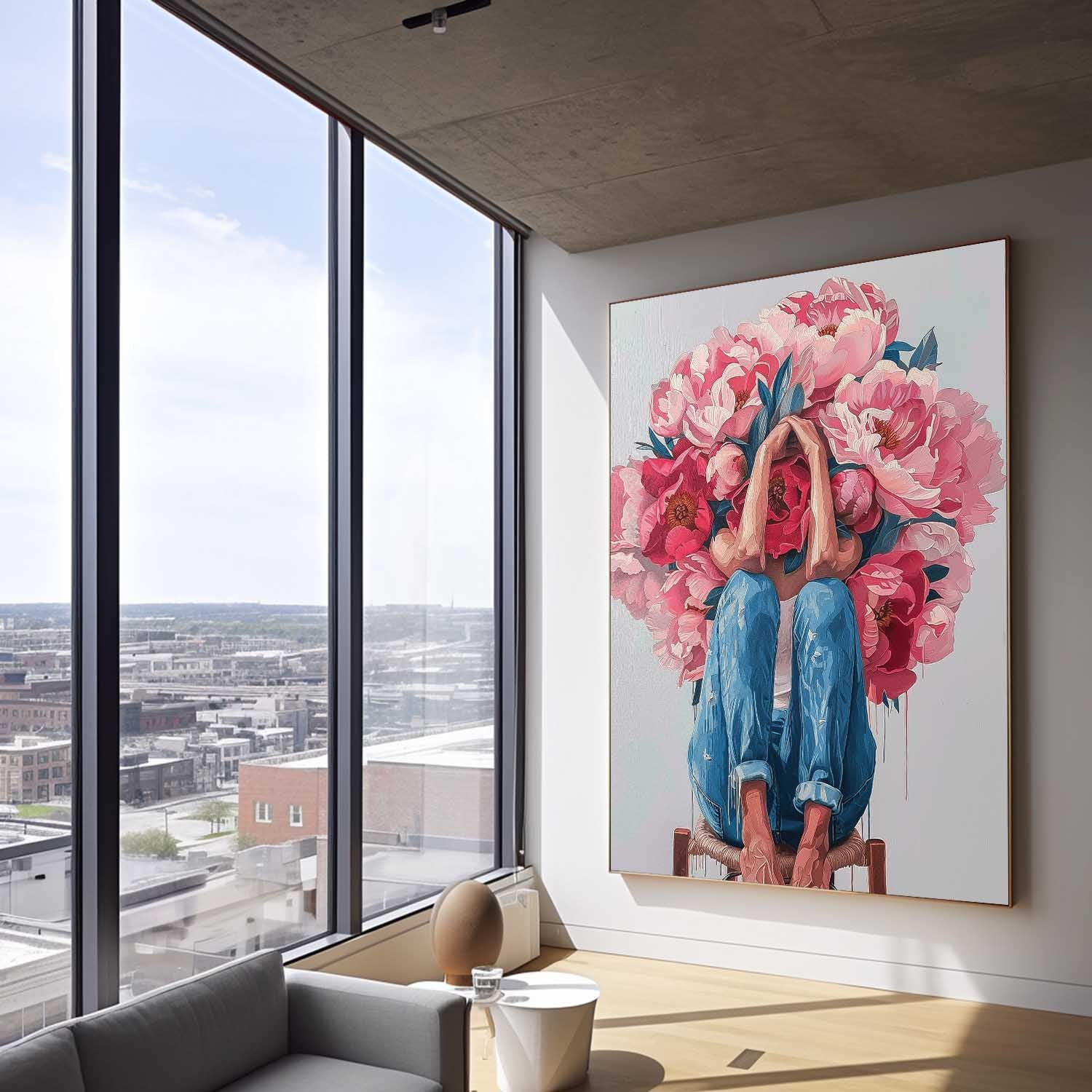 Wall Art People Expressionist Contemporary Painterly
