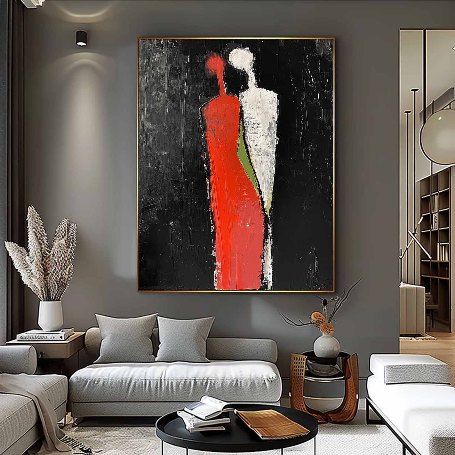 Wall Art People Playful Organic Minimalist