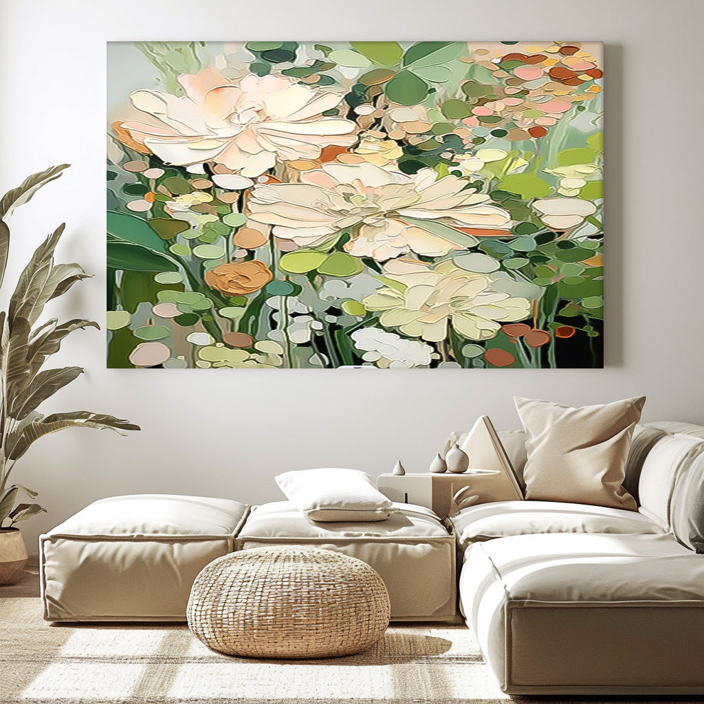 Wall Art Bouquet Design Minimalist Fresh