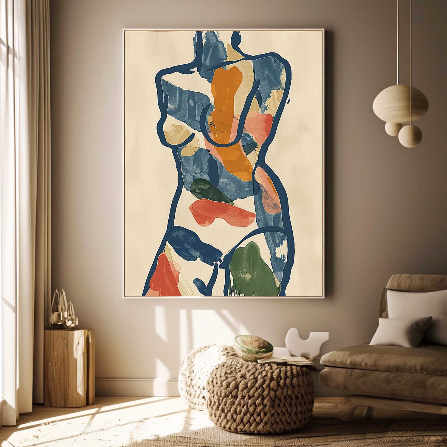 Wall Art People Matte Earthy Understated Bold