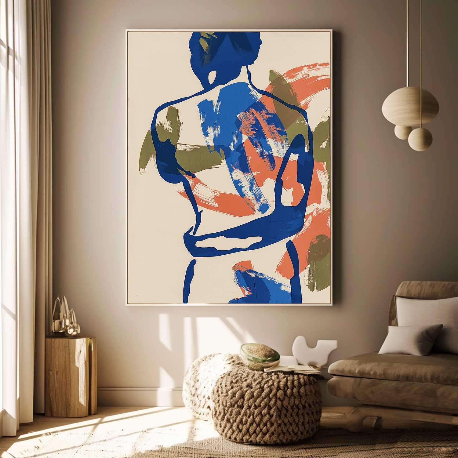 Wall Art People Playful Organic Artistic