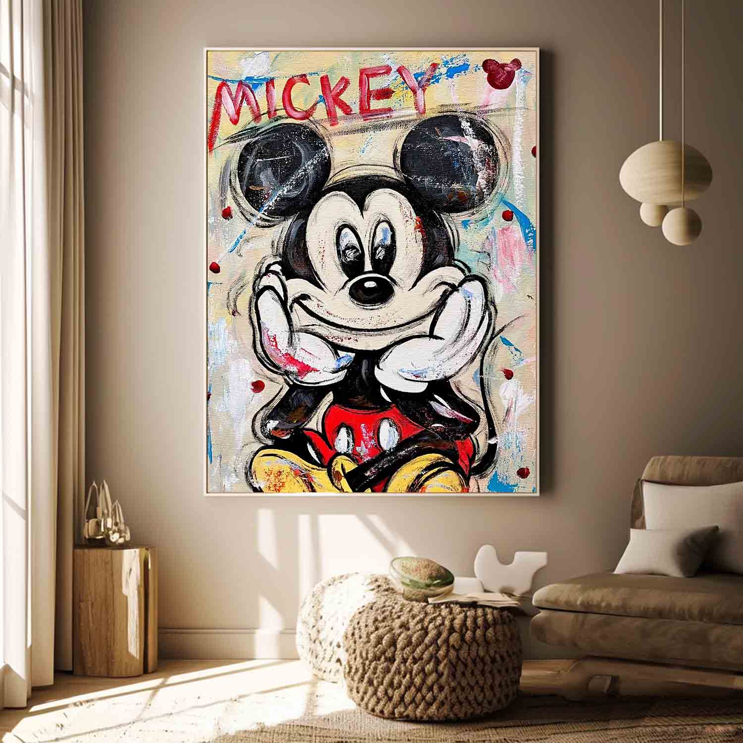 Mickey Mouse Graffiti Art PE191 - Neutralighting