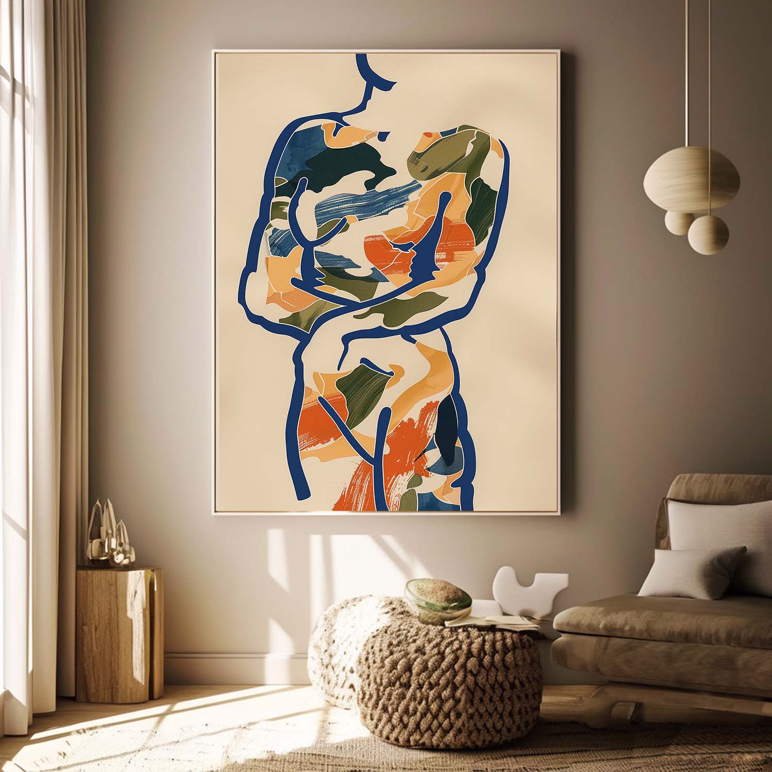 Wall Art Figurative Minimalist Abstract Line