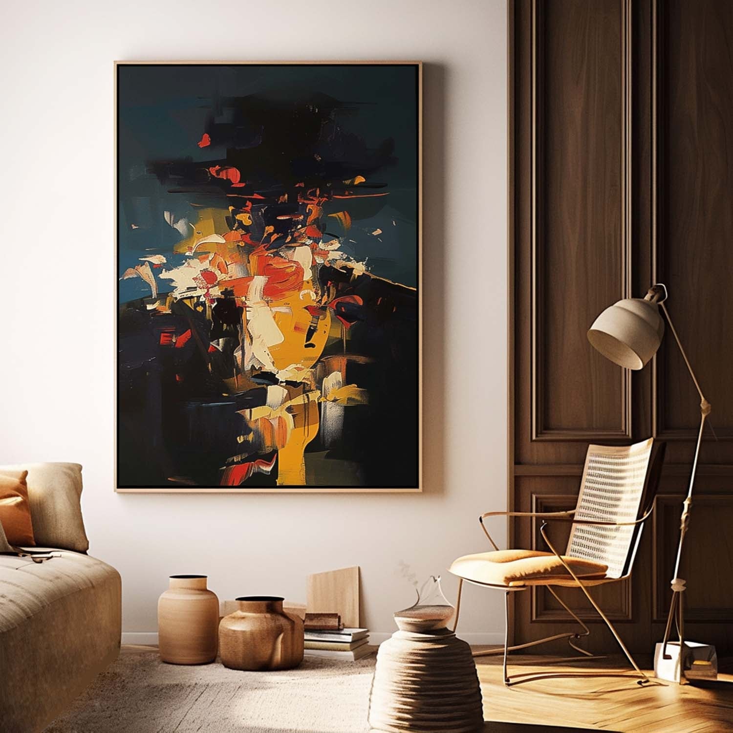 Wall Art Moody People Painterly Abstract
