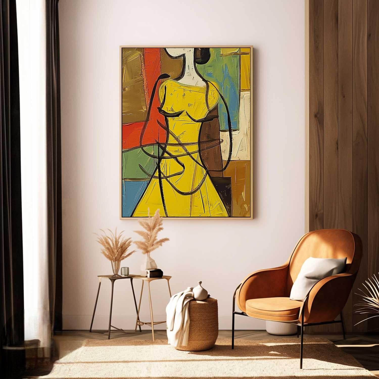 Wall Art Cheerful Lively People Painterly