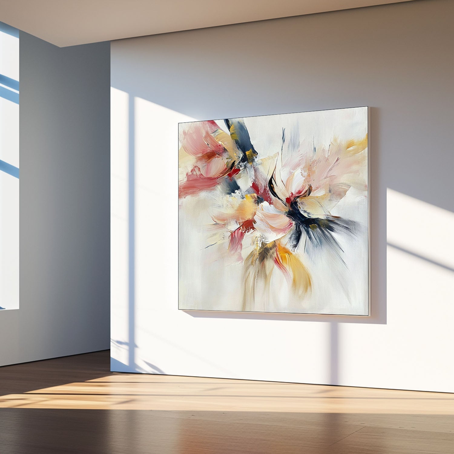 Wall Art Abstract Brushstroke Decor Lyrical