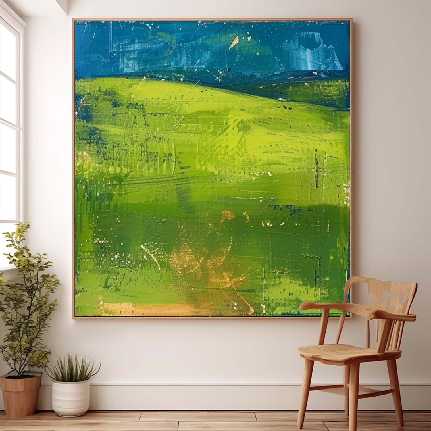 Wall Art Abstract Scandinavian Fresh Natural