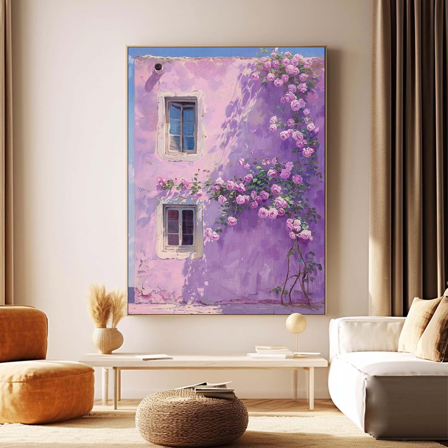 Wall Art Flower Warm Rustic Romantic Artistic