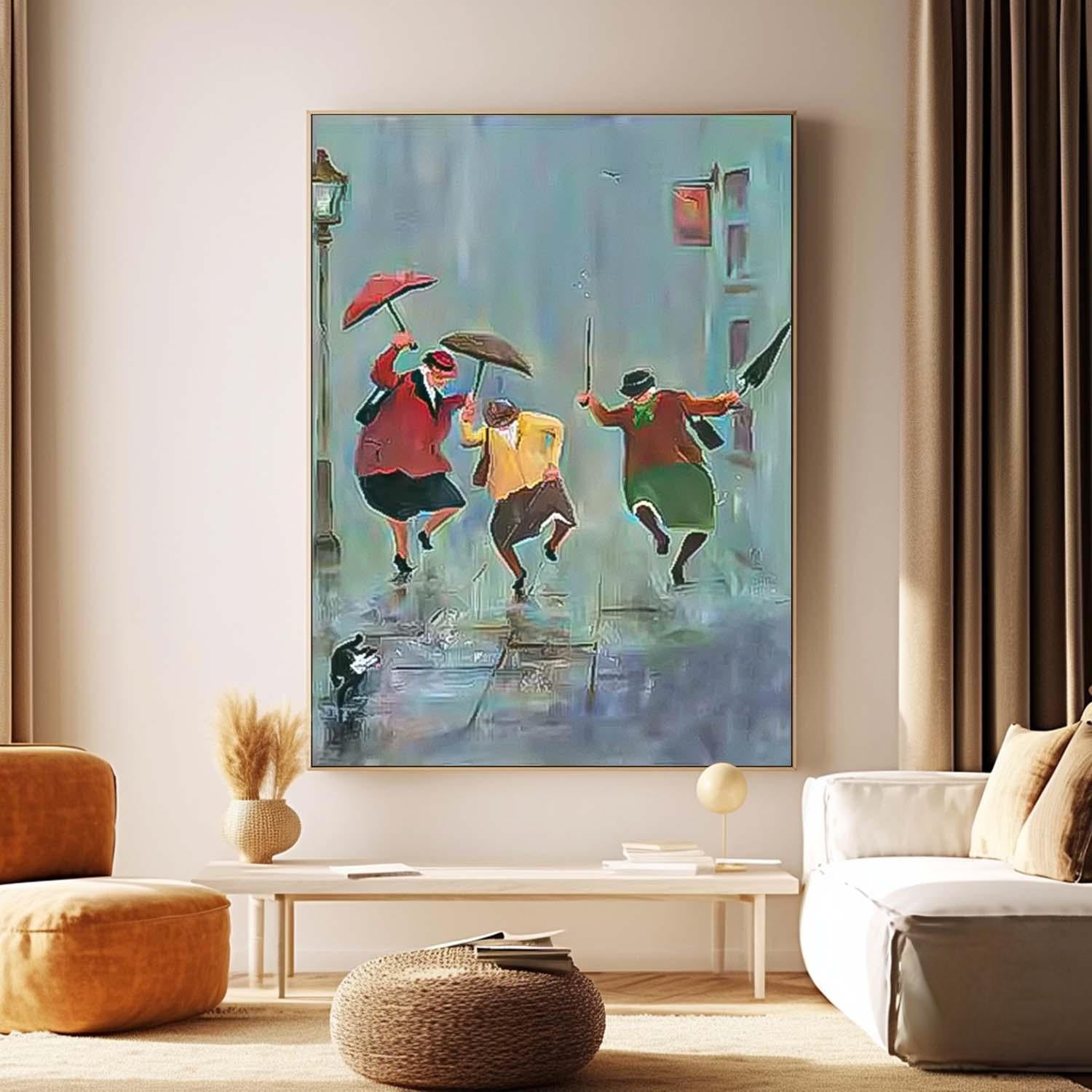 Wall Art People Painterly Energetic Dynamic