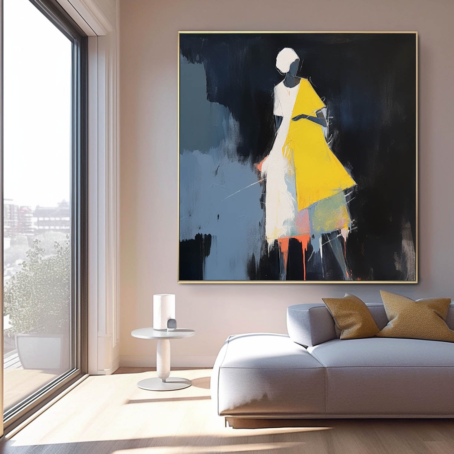 Wall Art People Modern Abstract Painterly