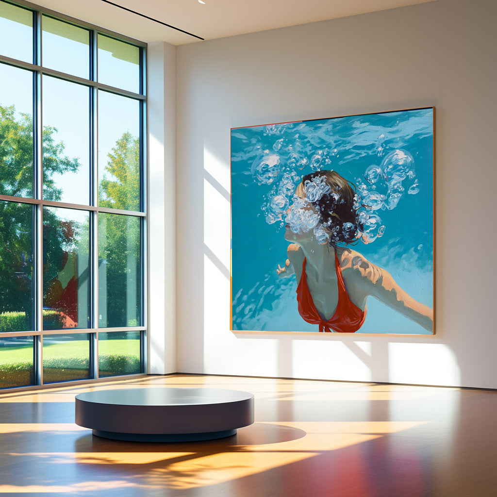 Wall Art People Soft Underwater Aesthetic