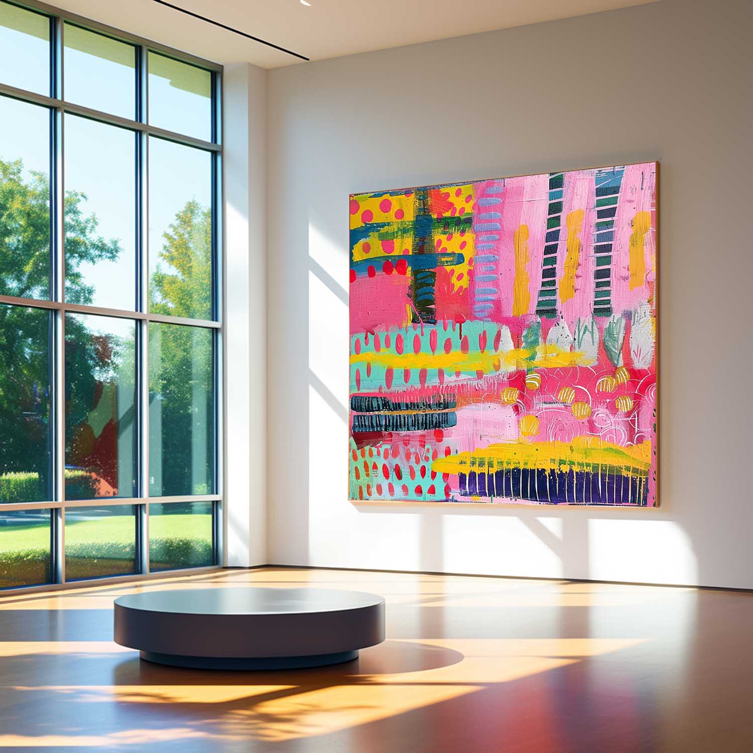 Wall Art Abstract Contemporary Graphic Bold