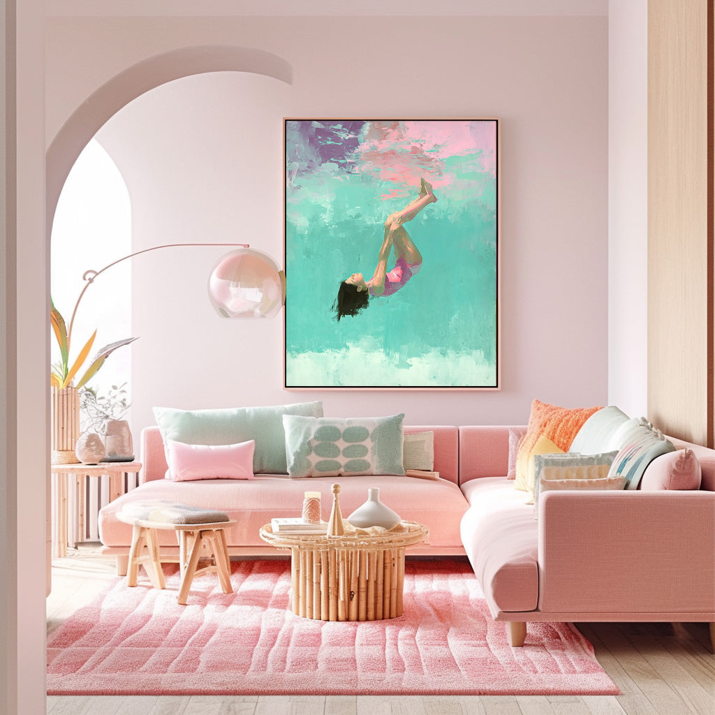 Wall Art People Graceful Serene Summer Decor