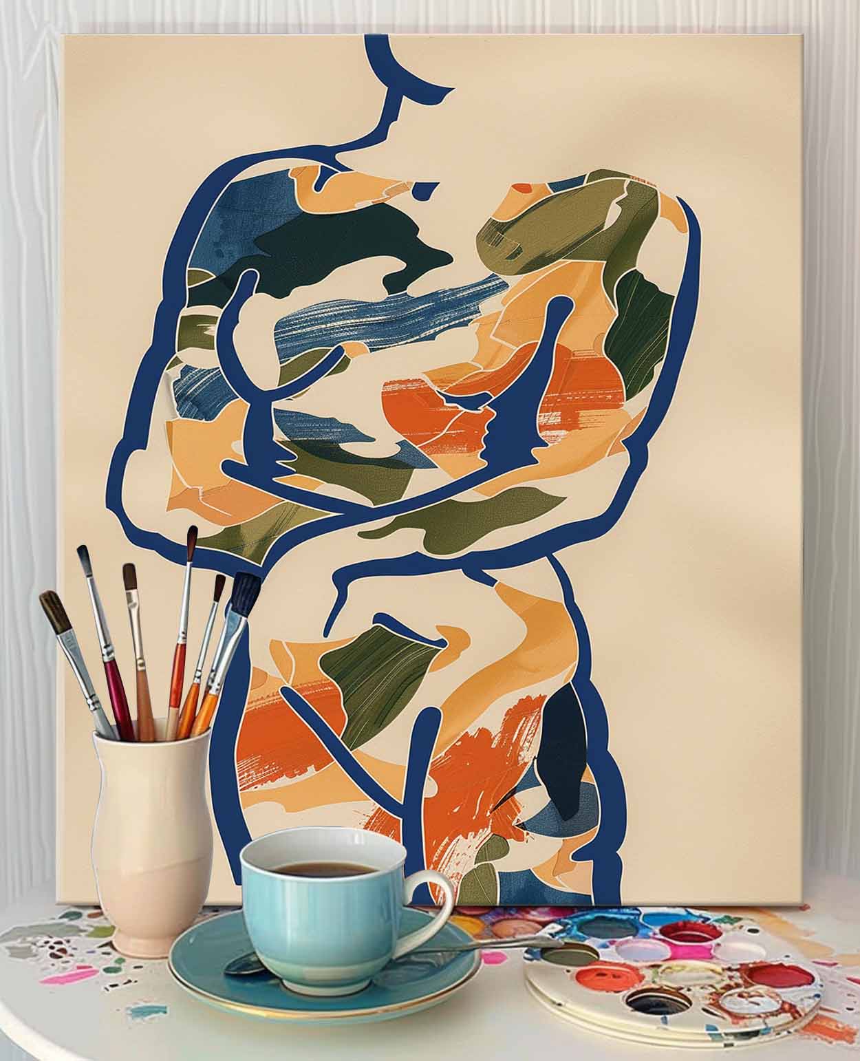 Wall Art Figurative Minimalist Abstract Line