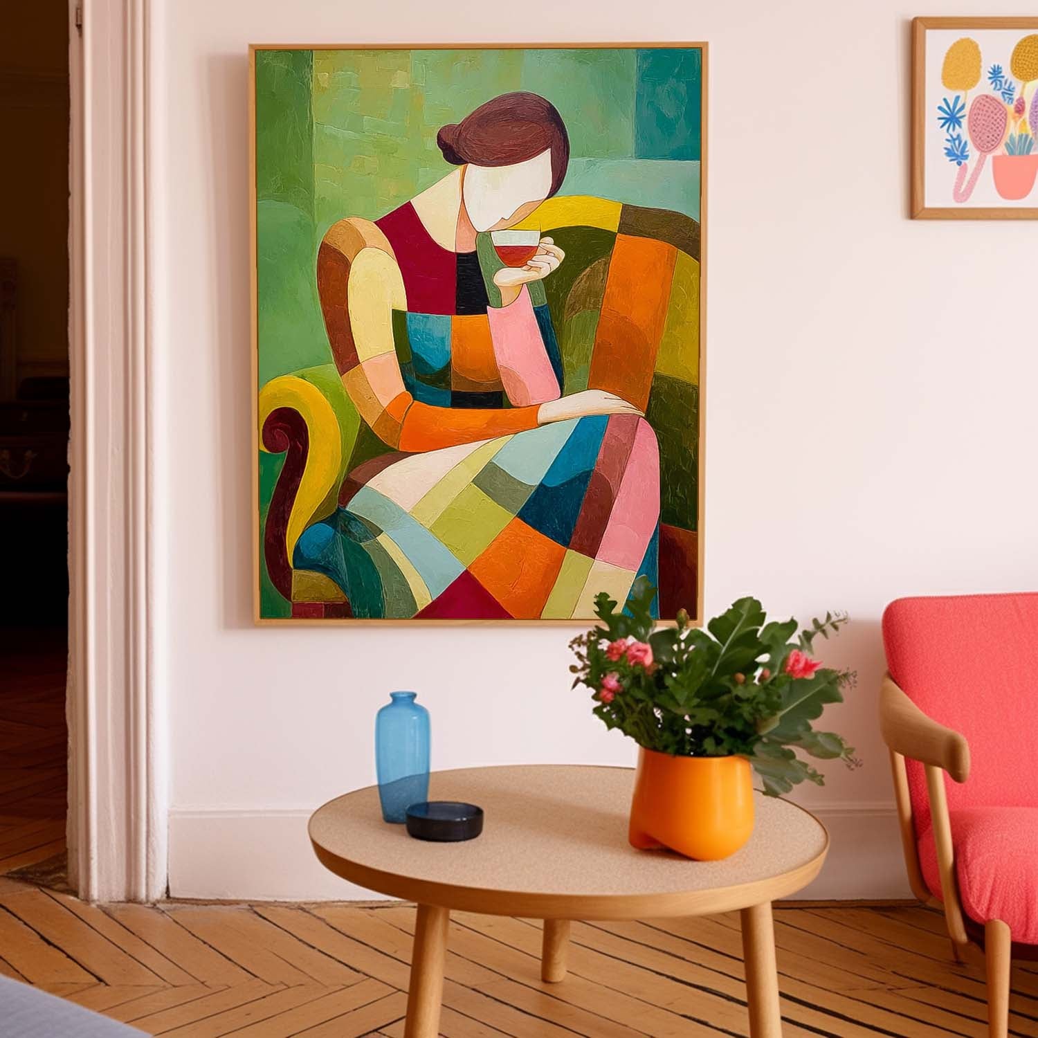 Wall Art Impasto People Abstract Dynamic