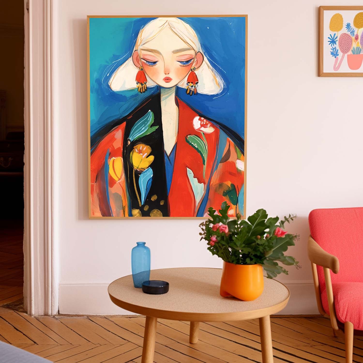Wall Art Fashion People Painterly Modern Abstract