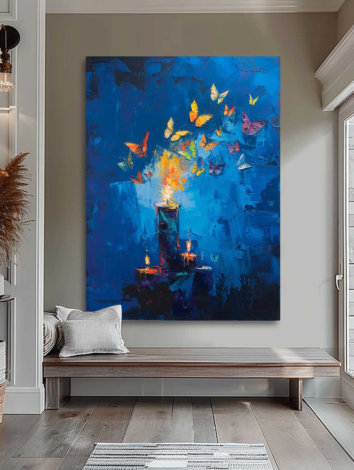 Wall Art Abstract Butterflies Magical Enchanting