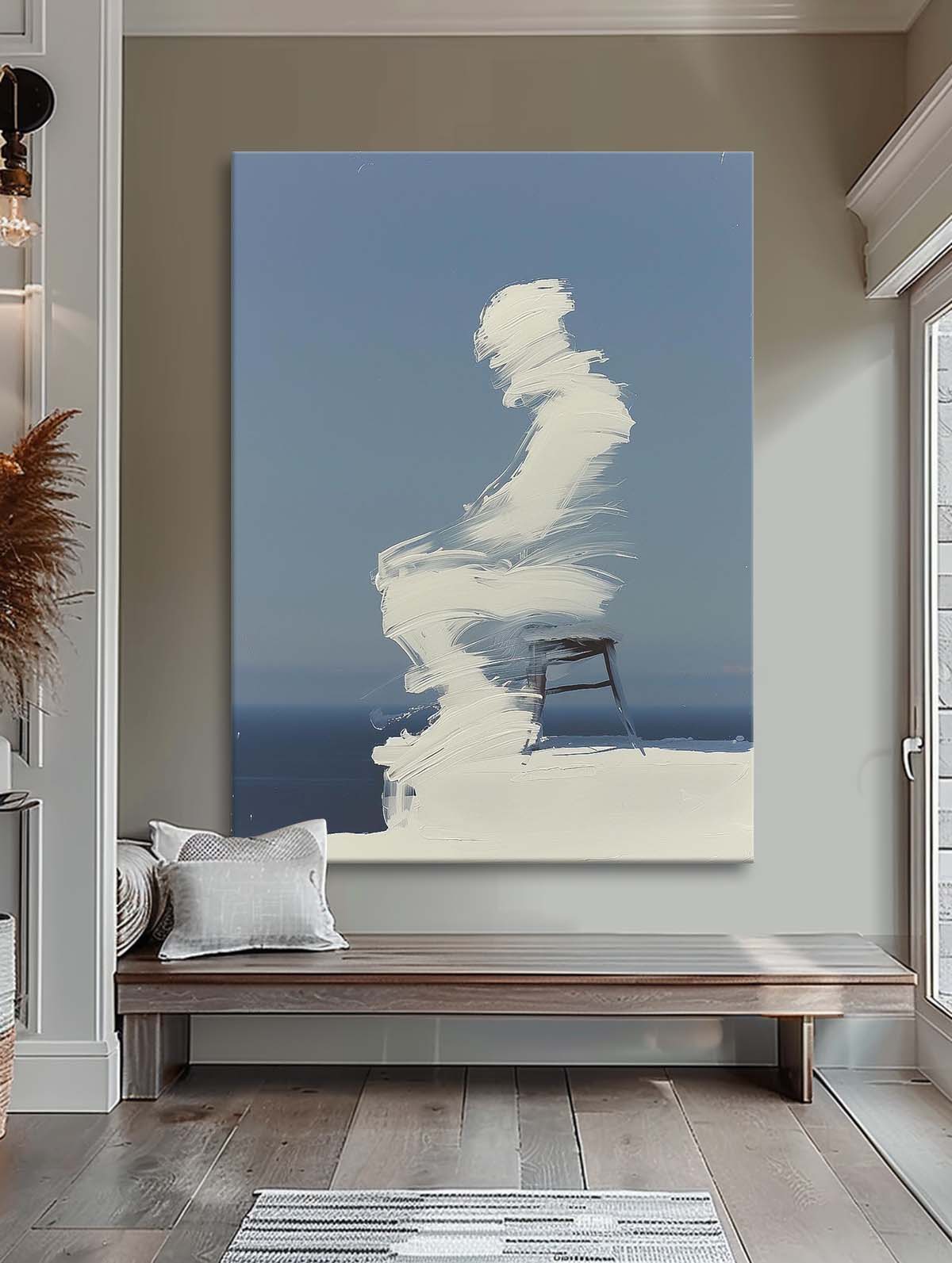 Wall Art Impasto Expressionist Understated