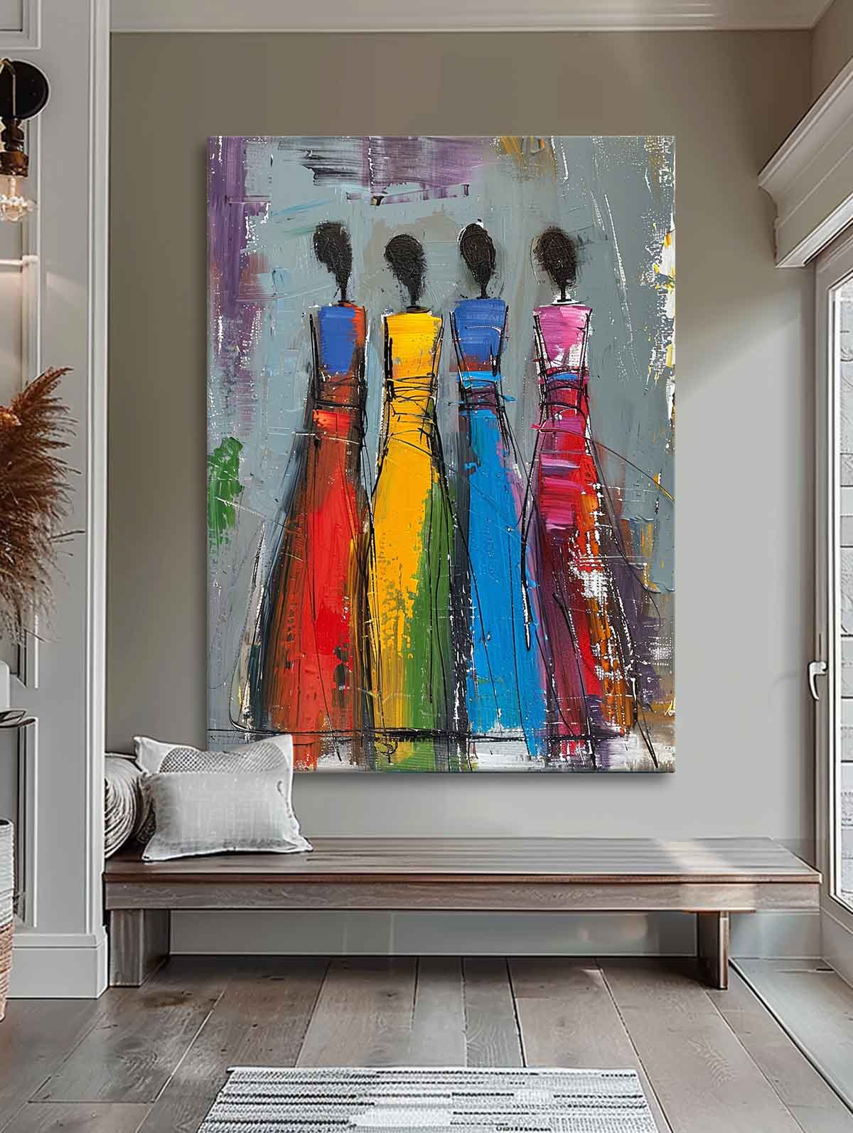 Wall Art People Minimalist Introspective Meditative