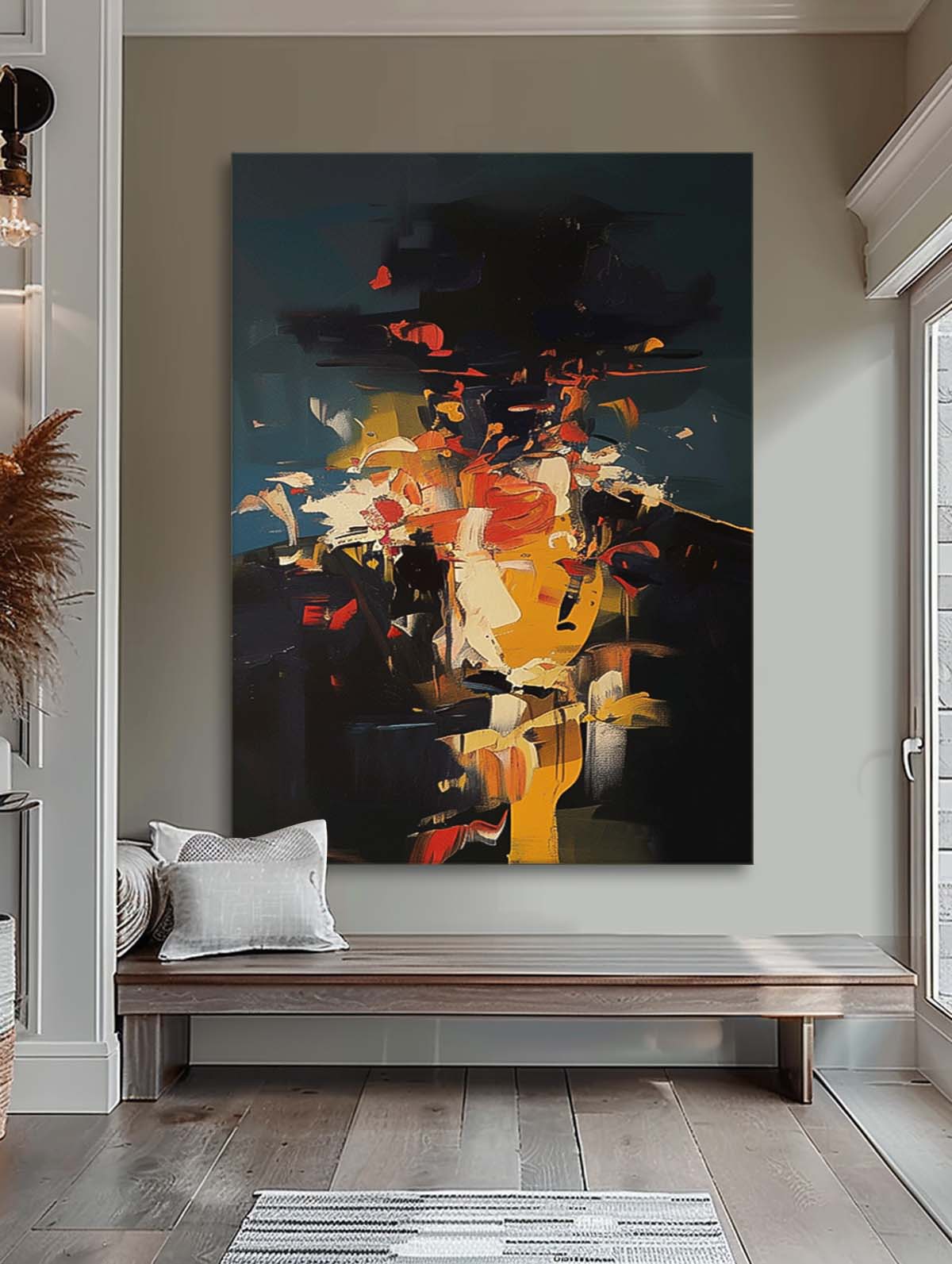 Wall Art Moody People Painterly Abstract