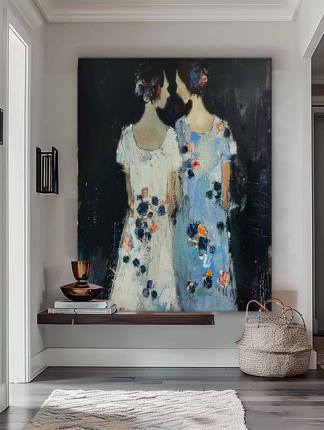 Wall Art People Retro Pop Color Block Figurative