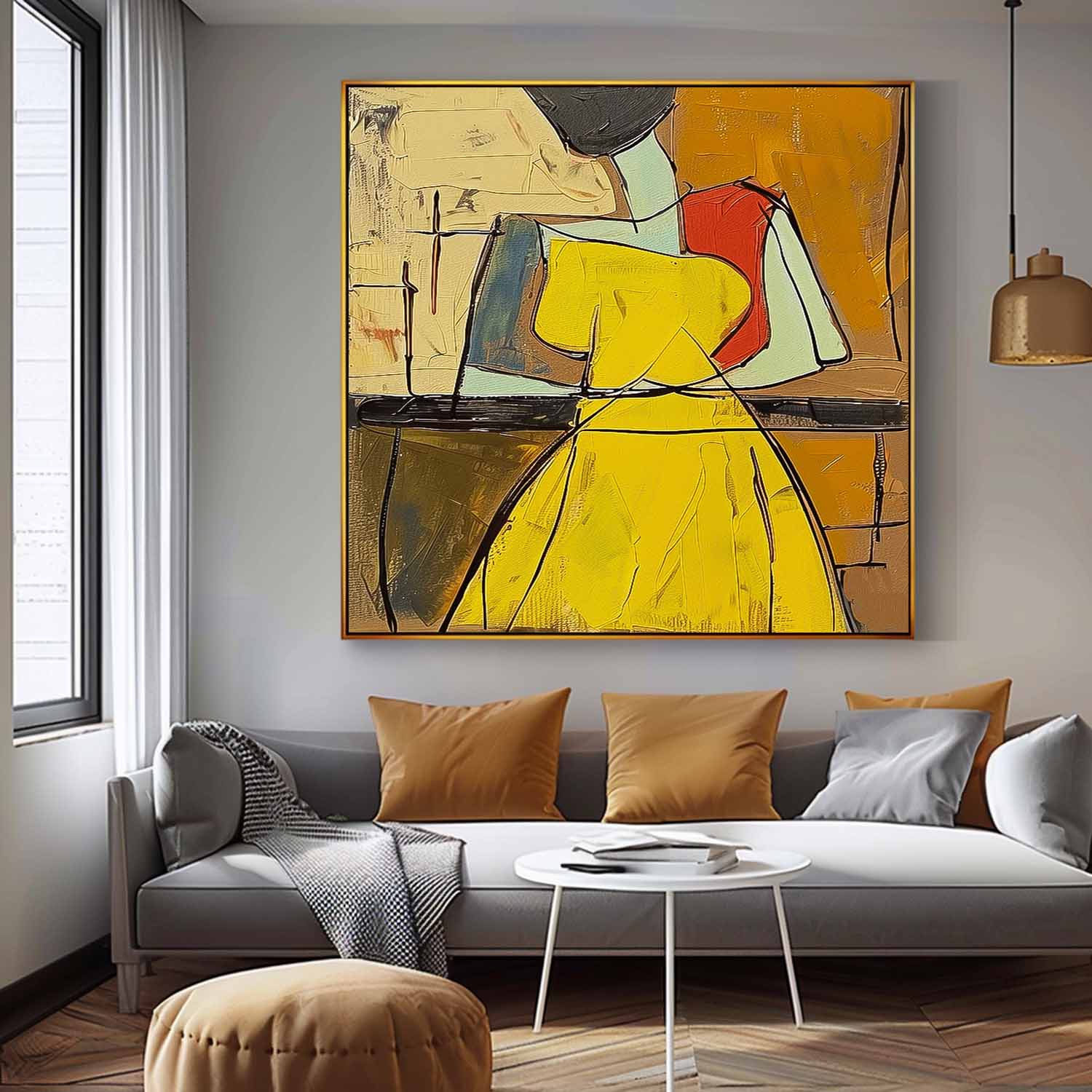 Wall Art People Cheerful Lively Expressionist