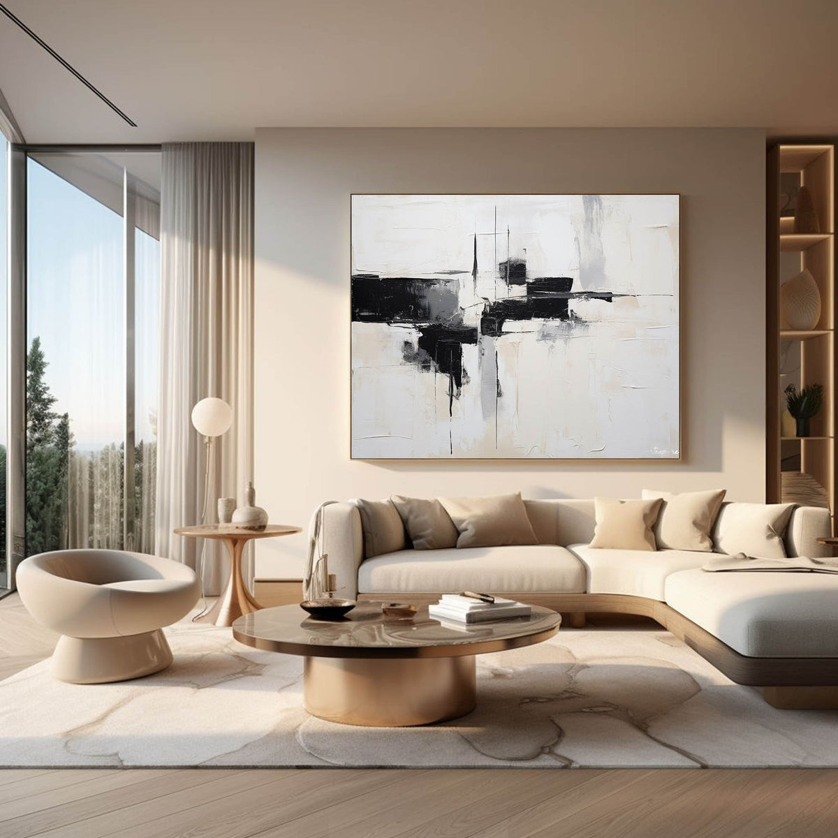 Wall Art Linear Shadow Crossing