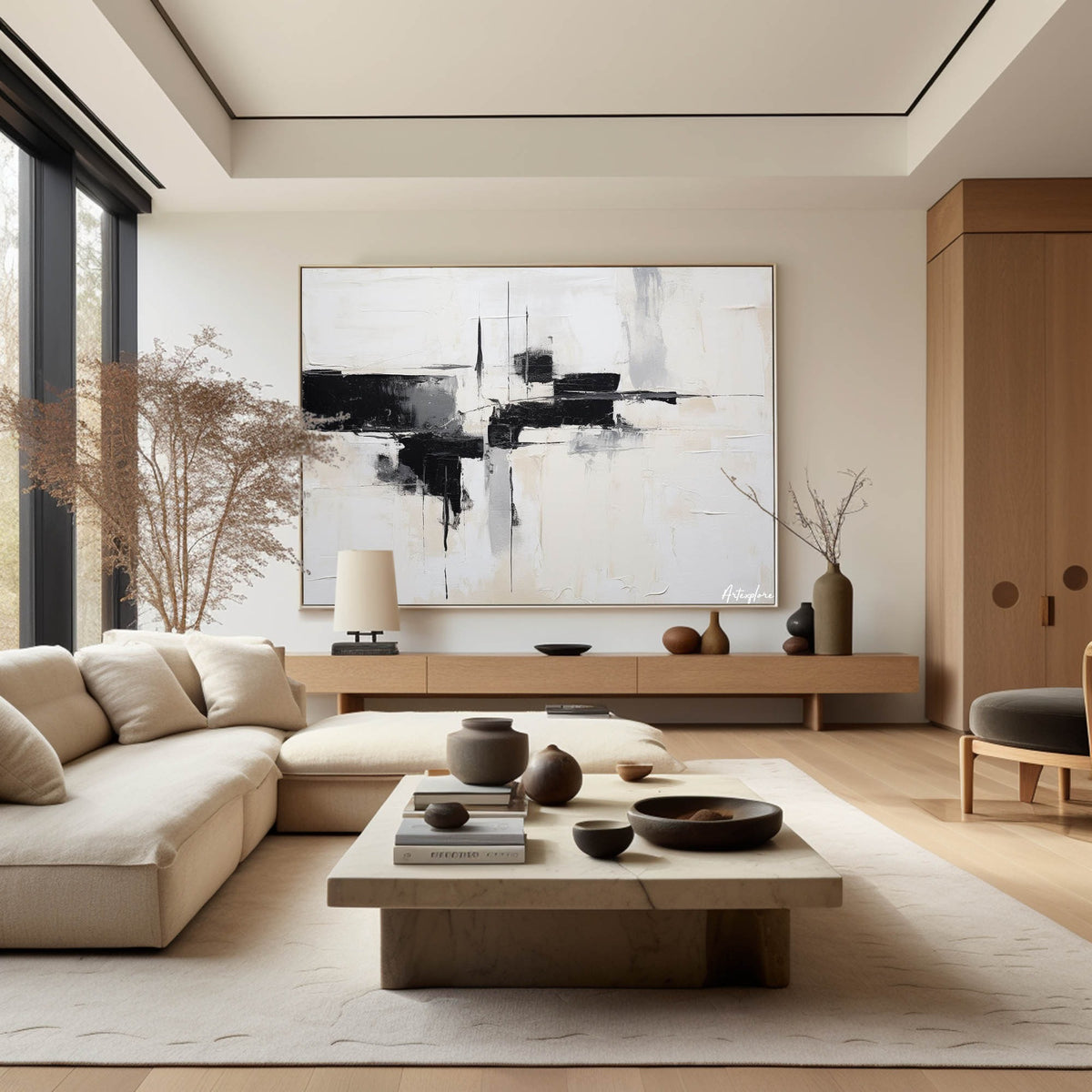 Wall Art Linear Shadow Crossing